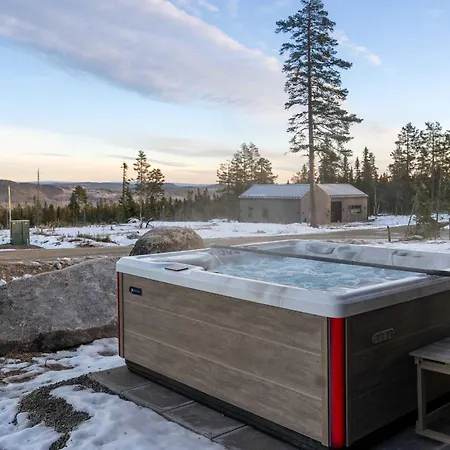 Th2115- Premium In Trysilfjell With Jacuzzi, Sauna, Shuttle Bus Chalet